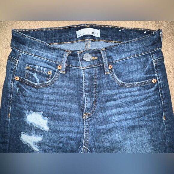 Blue Distressed Jeans - Picture 2 of 4
